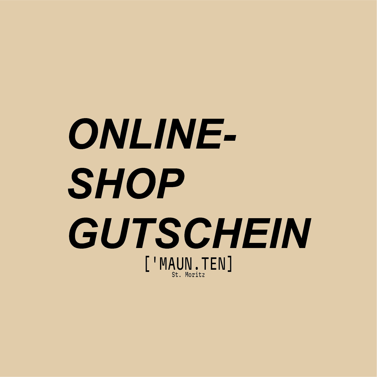 MAUN.TEN Onlineshop Gutschein