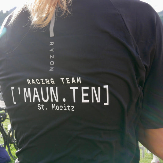MAUN.TEN Racing Team X RYZON Phantom Running Tshirt Men S (Knight Black)(Kollektion 2025)