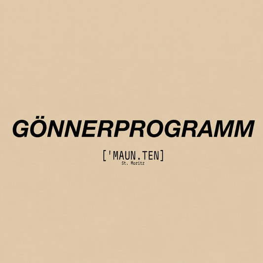 MAUN.TEN St. Moritz Gönnerprogramm